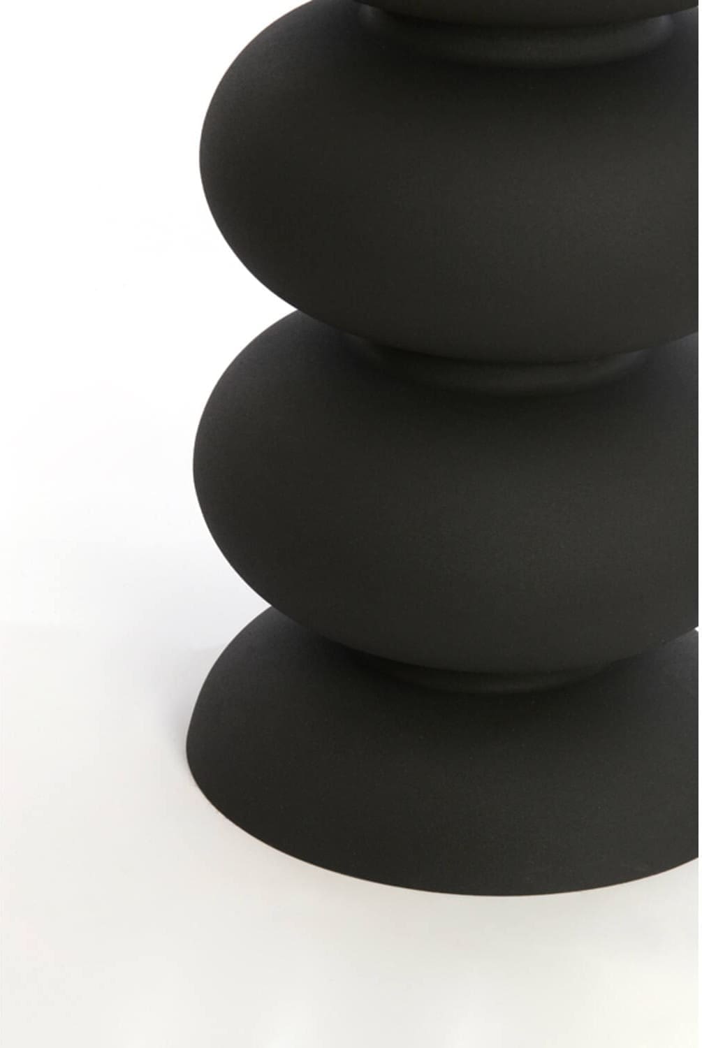 Zuil Kobodo - Mat Zwart Light & Living Bijzettafel 6796912
