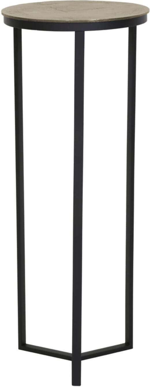 Zuil Retiro - Mat Zwart+ruw Antiek Brons Light & Living Bijzettafel 6713420