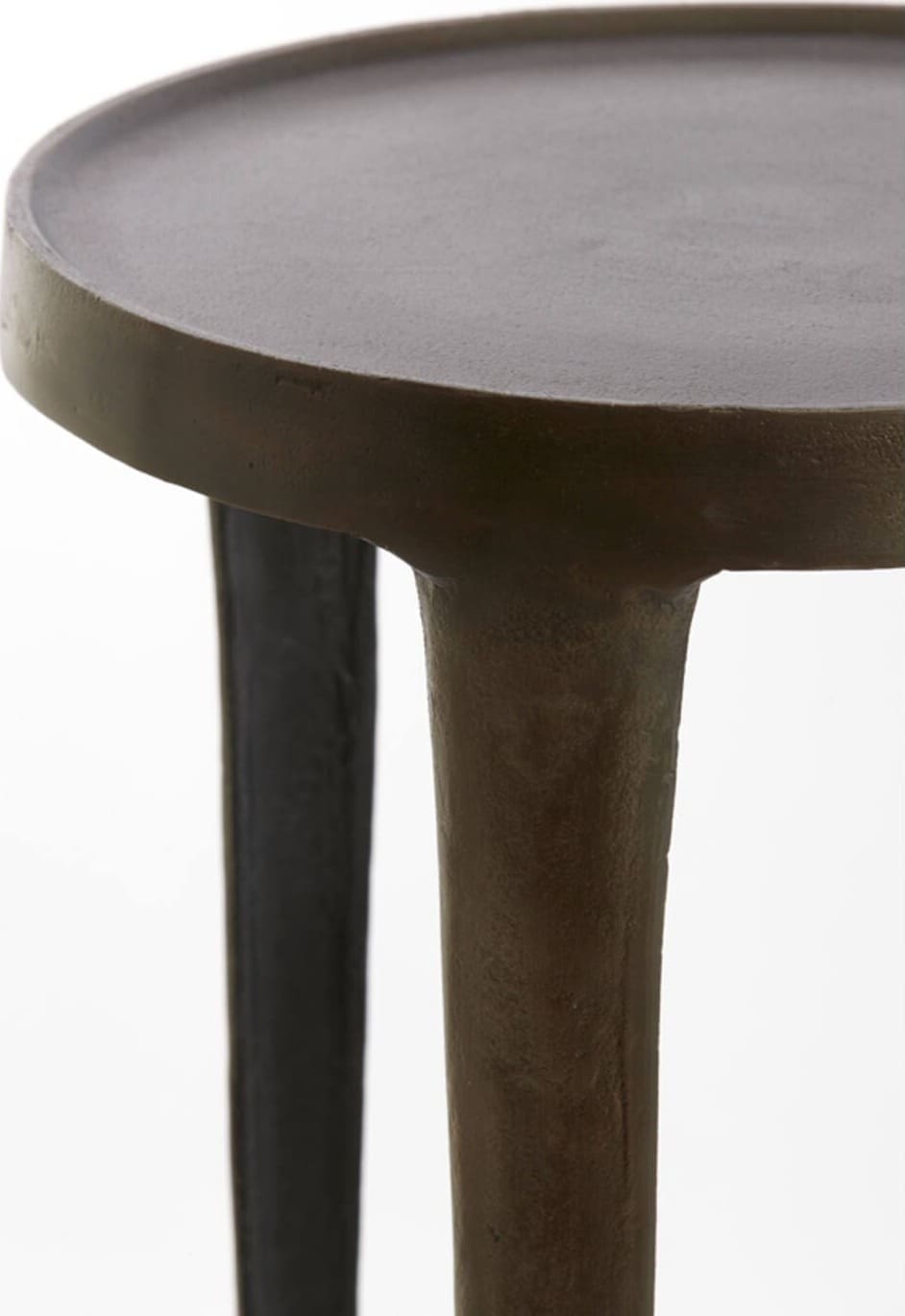 Zuil Tobias - Donker Bruin Light & Living Bijzettafel 6772483