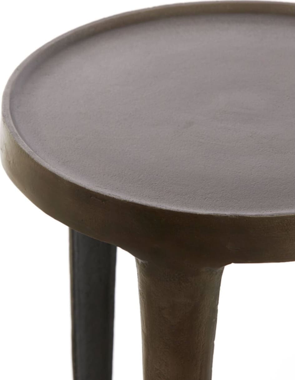Zuil Tobias - Donker Bruin Light & Living Bijzettafel 6772483