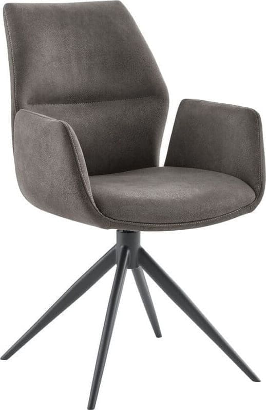 Pronto Wonen Eetkamerstoel Faido antraciet Antraciet Eetkamerstoel