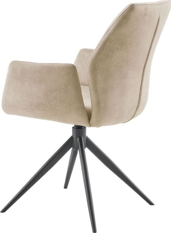 Pronto Wonen Eetkamerstoel Faido lichtbruin Bruin Eetkamerstoel