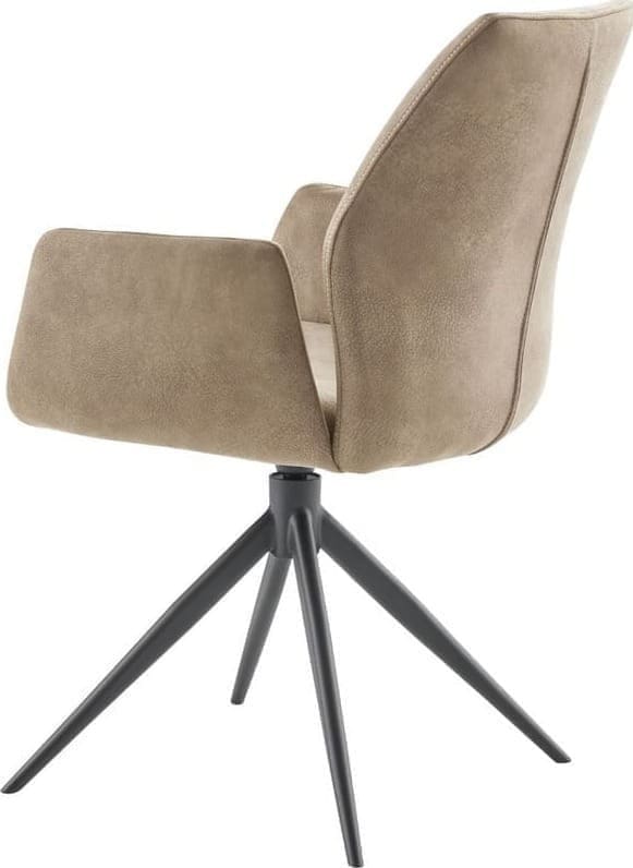Pronto Wonen Eetkamerstoel Faido taupe Taupe Eetkamerstoel