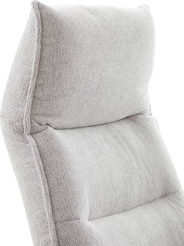 Pronto Wonen Relaxfauteuil Livo handmatig verstelbaar lichtgrijs Grijs Fauteuil
