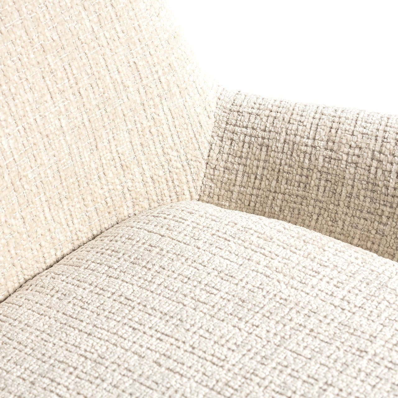 Richmond Interiors Counterstoel Linsey beige chenille Beige Barstoel