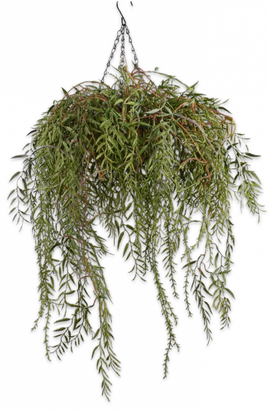 Planthanggroen - 60cm Silk-ka kunstbloemen en planten Kunstplant Silk-ka-144054