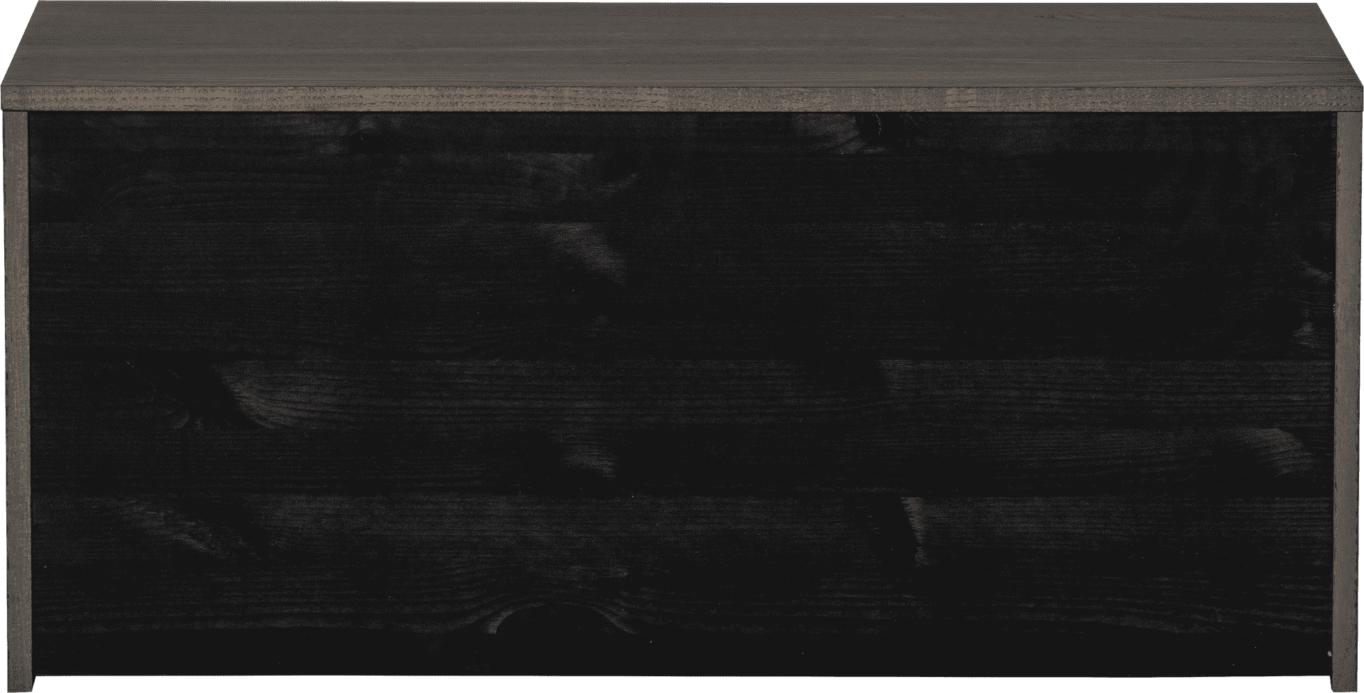 WOOOD New gravure kistbank essen espresso Bruin Bergkast|Kast