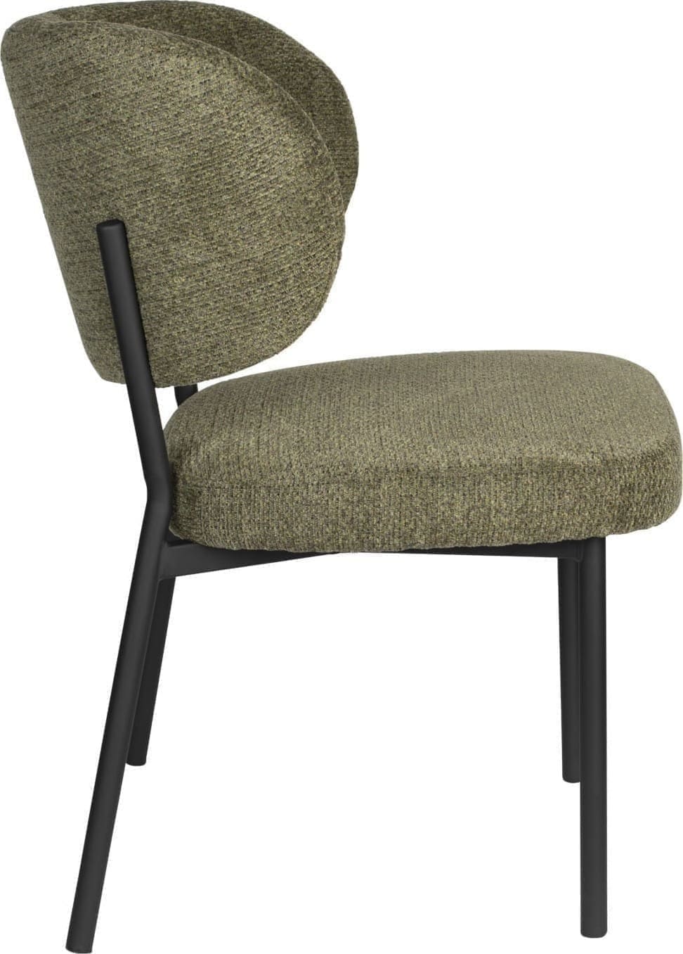 Eetkamerstoel Sanne Green Grey White Label Living ZVR1100548