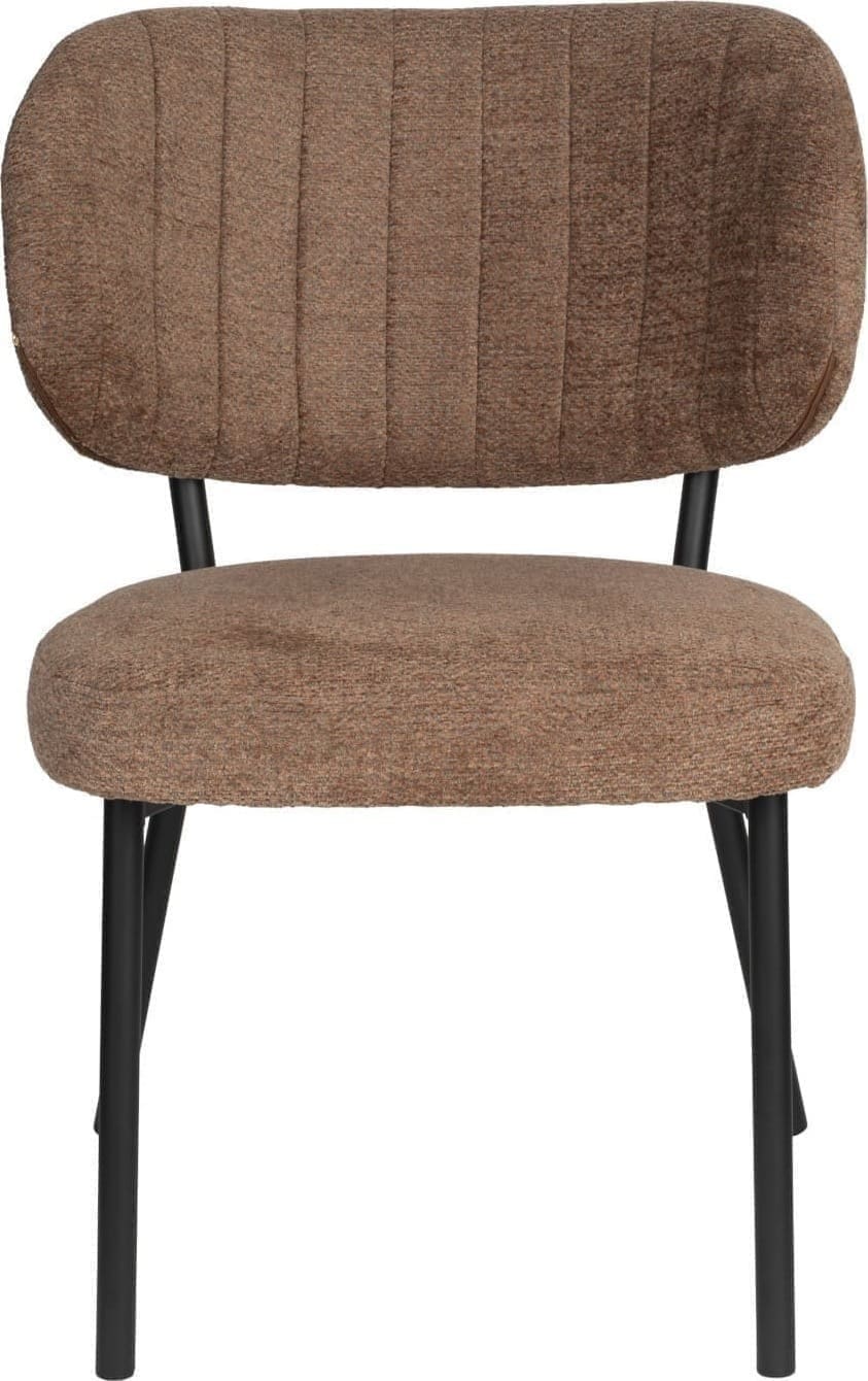 Eetkamerstoel Sanne Orange Grey White Label Living ZVR1100549
