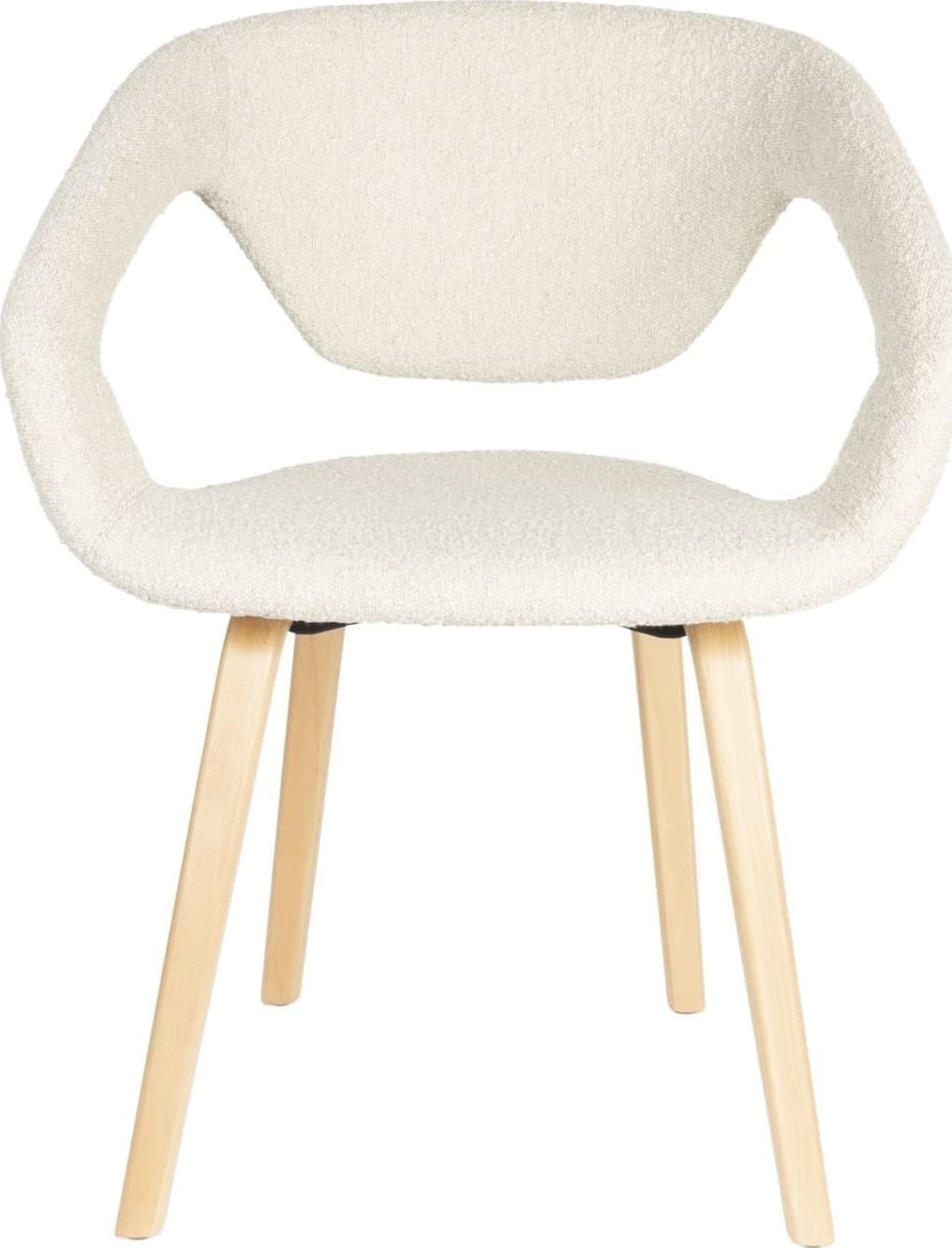 Armstoel Flexback Boucle Beige Zuiver ZVR1200253
