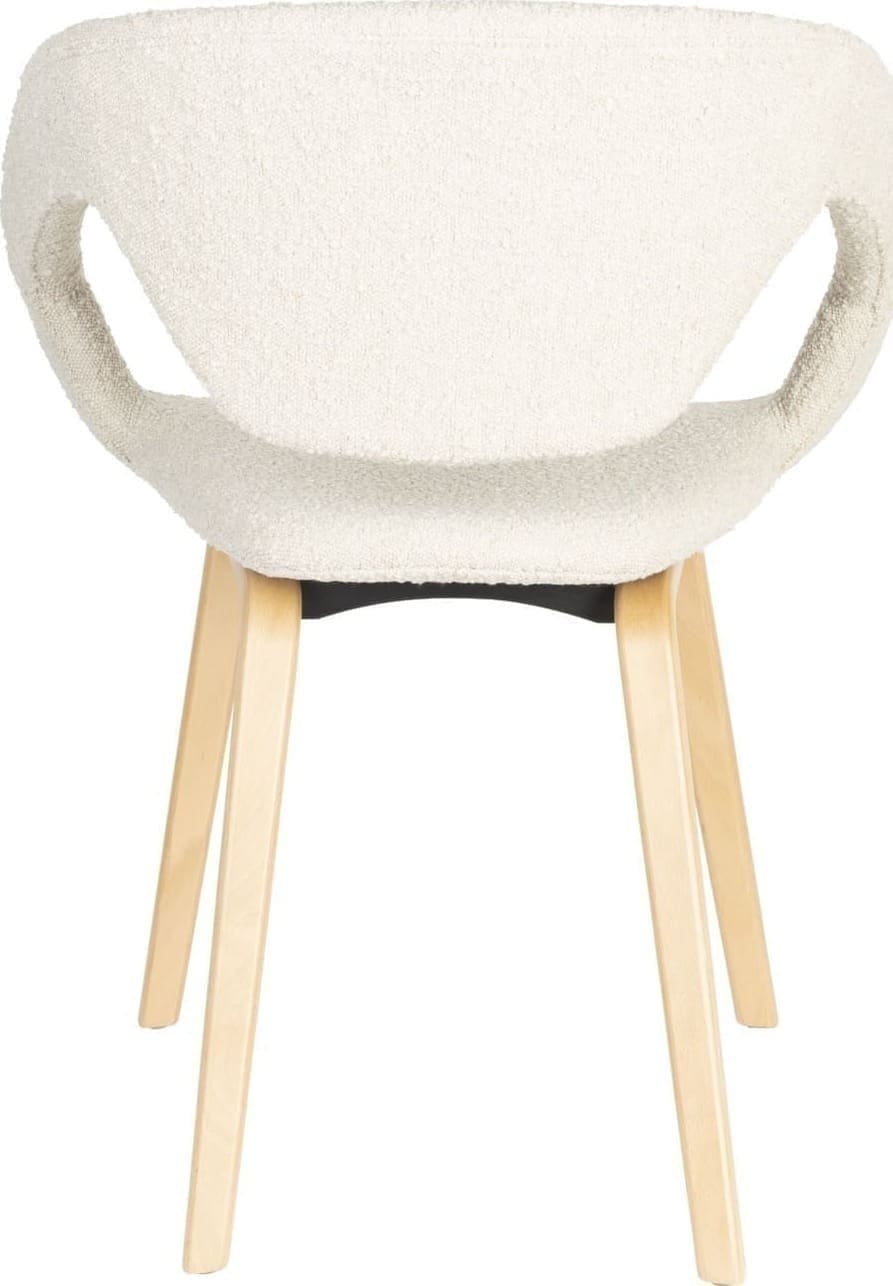 Armstoel Flexback Boucle Beige Zuiver ZVR1200253