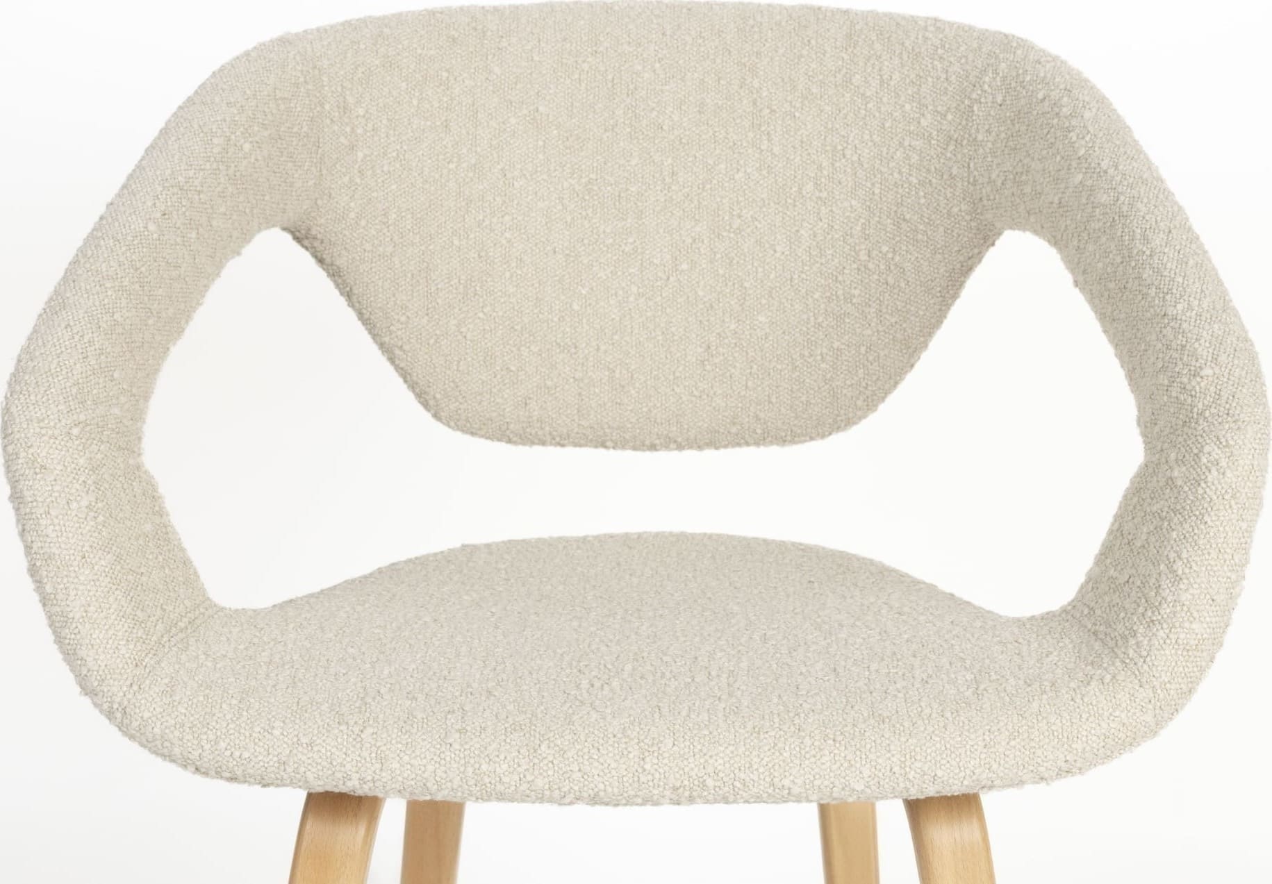 Armstoel Flexback Boucle Beige - Afbeelding 7