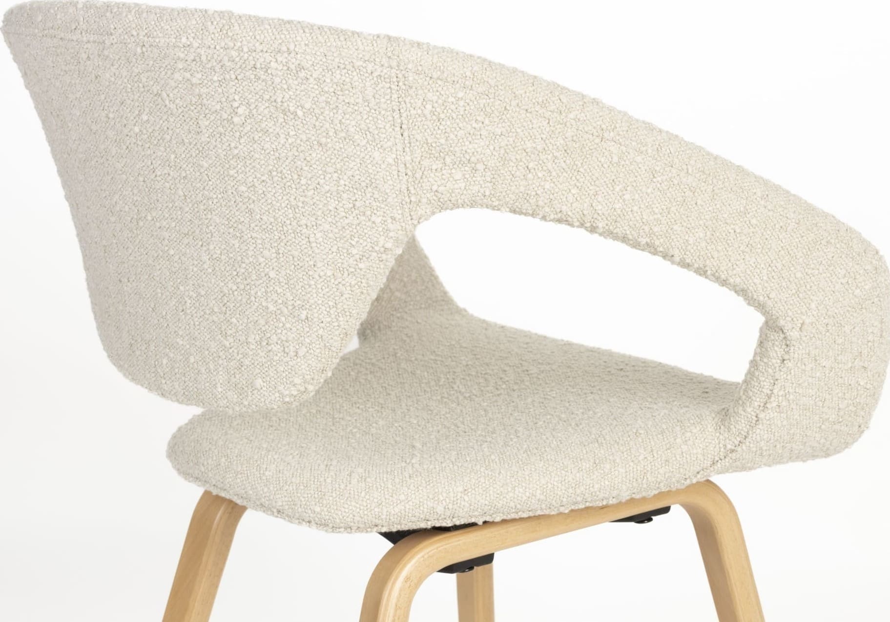 Armstoel Flexback Boucle Beige - Afbeelding 9