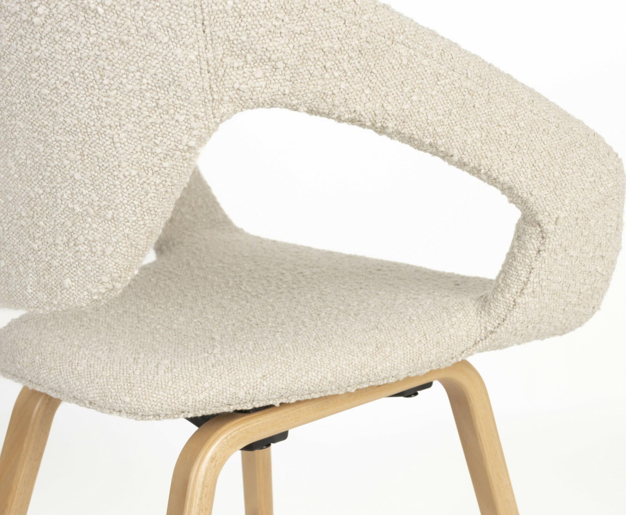 Armstoel Flexback Boucle Beige - Afbeelding 10