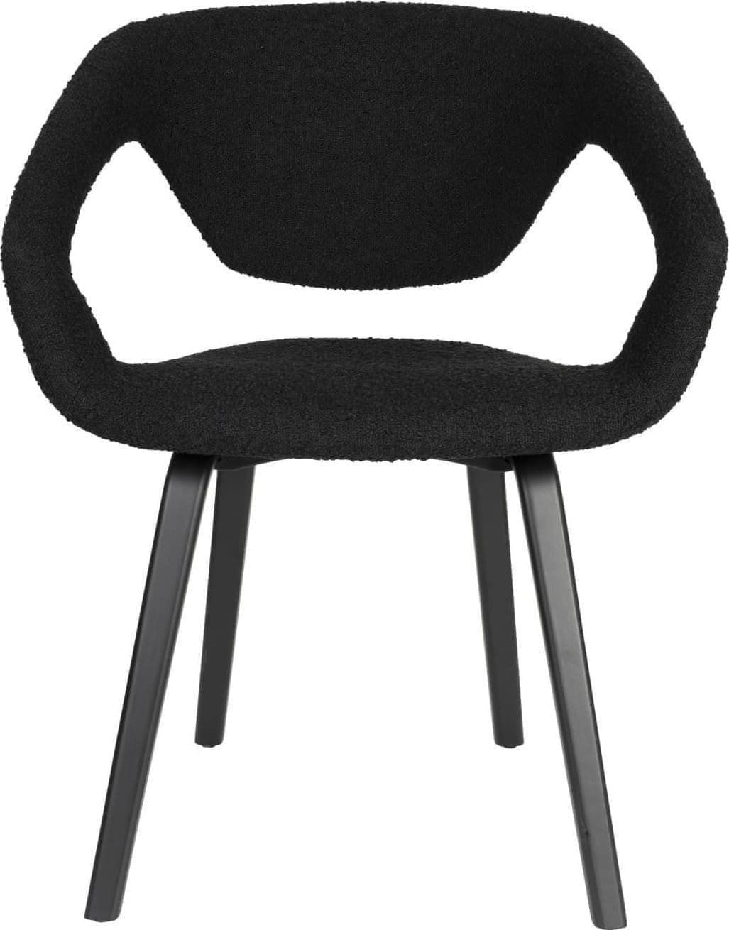Armstoel Flexback Boucle Black Zuiver ZVR1200254