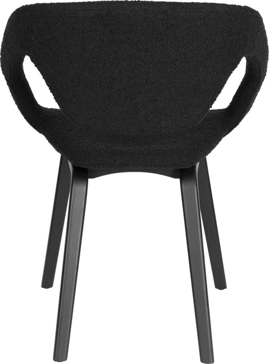 Armstoel Flexback Boucle Black Zuiver ZVR1200254