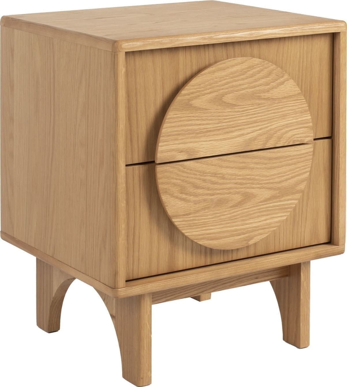 Bijzettafel / Bedstand Groove Natural Oak Zuiver ZVR2300385