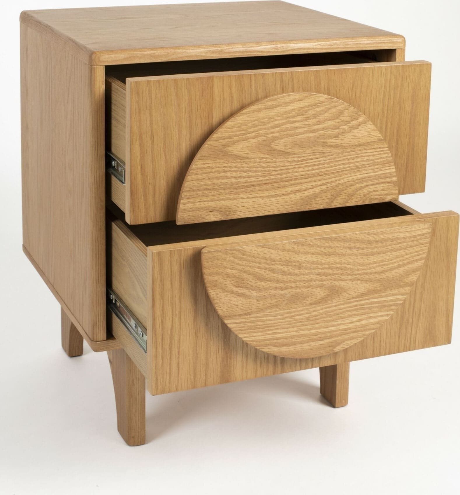 Bijzettafel / Bedstand Groove Natural Oak - Afbeelding 3