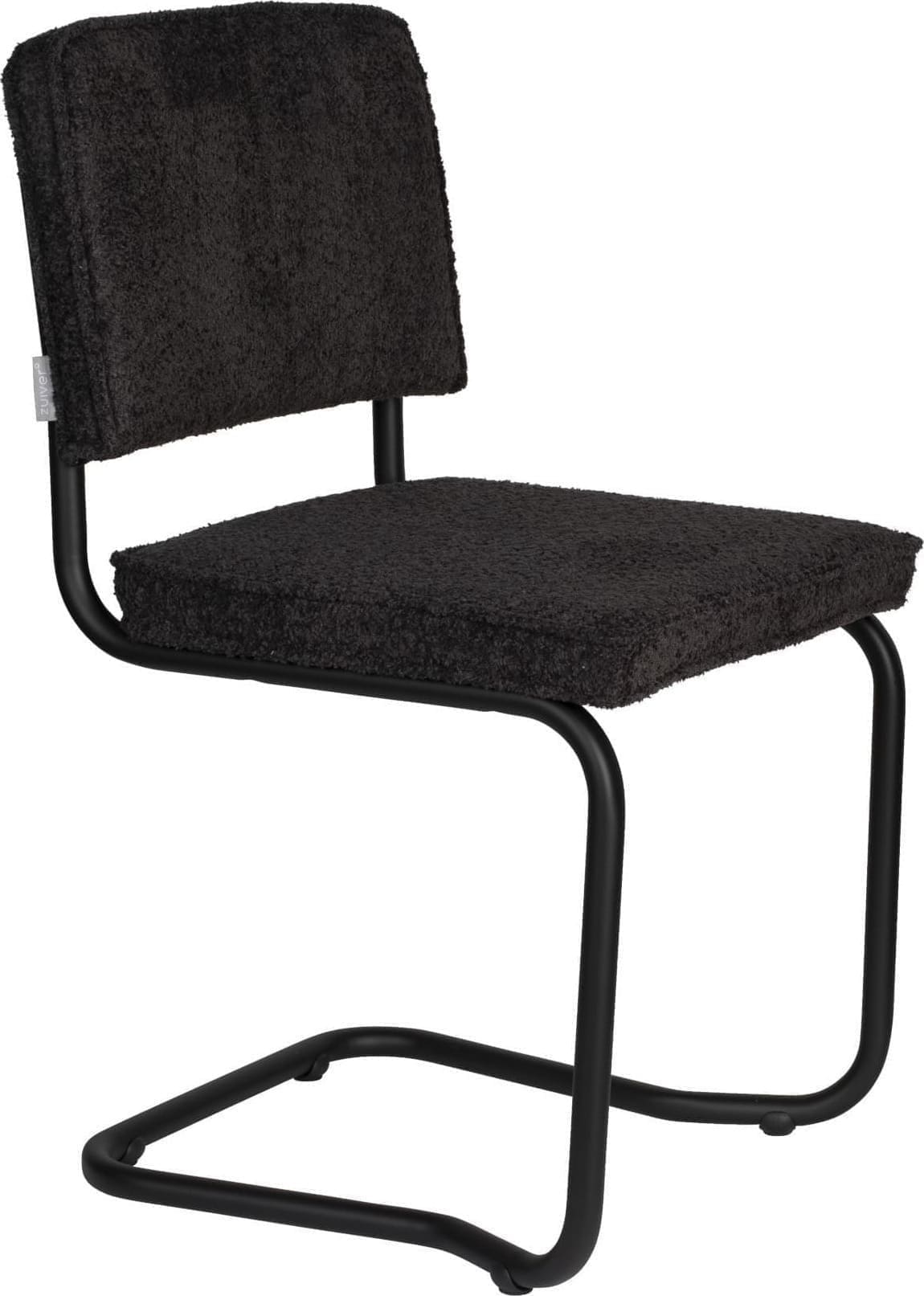Eetkamerstoel Ridge Kink Soft Black Zuiver ZVR1100571