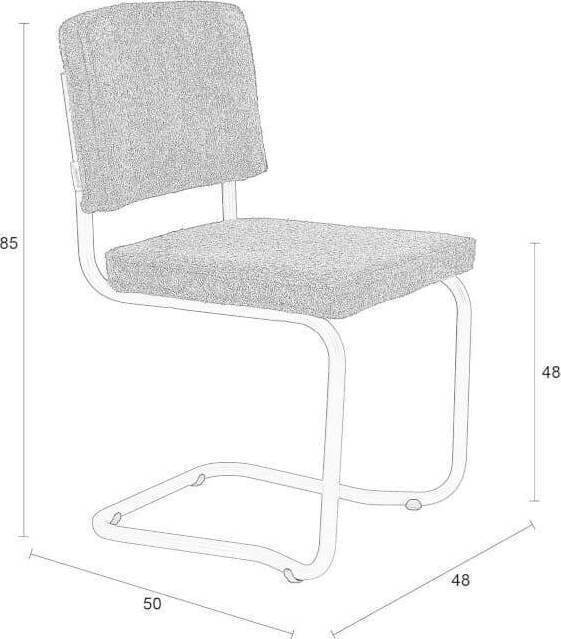 Eetkamerstoel Ridge Kink Soft Off White - Afbeelding 10