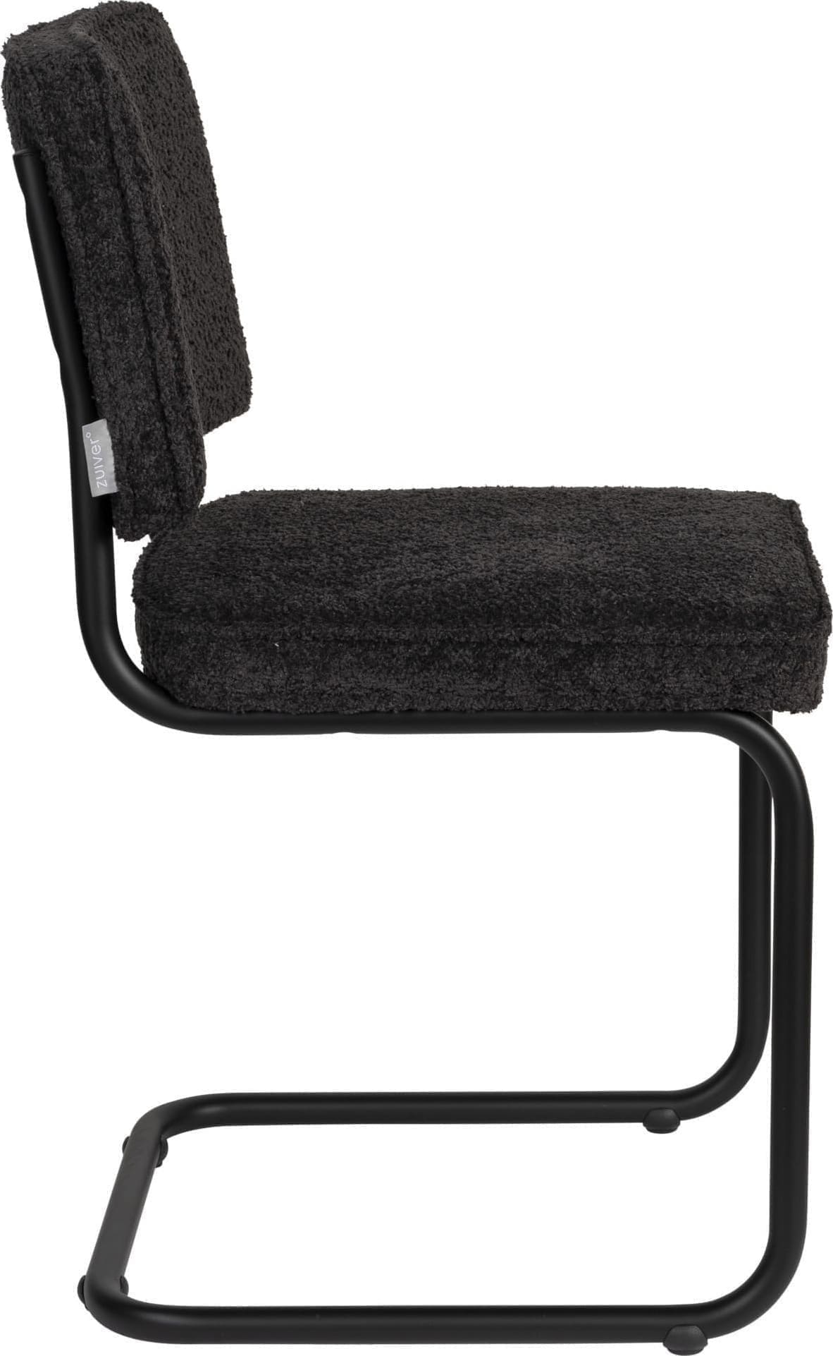 Eetkamerstoel Ridge Soft Black Zuiver ZVR1100559