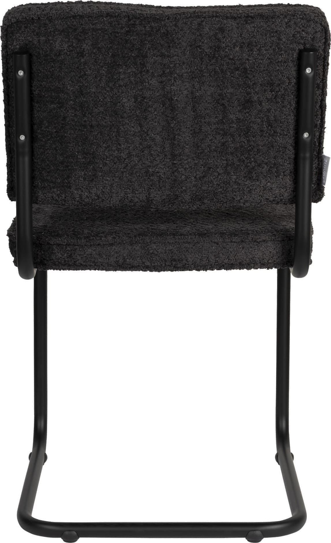 Eetkamerstoel Ridge Soft Black Zuiver ZVR1100559