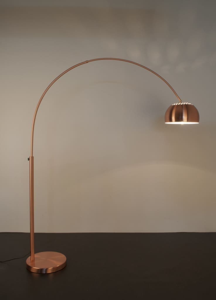 Vloerlamp Metal Bow Copper Zuiver ZVR5100022