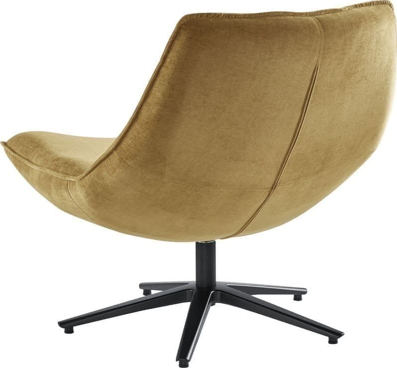 INHOUSE Draaifauteuil Monzone okergeel Geel Draaifauteuil