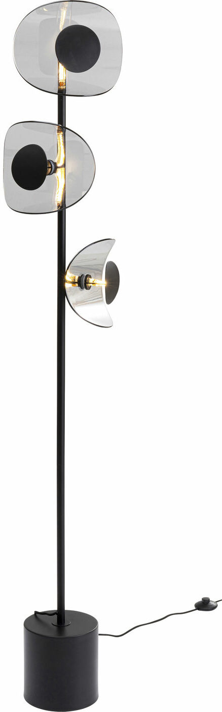 Vloerlamp Mariposa Black Smoke 160cm Kare Design Vloerlamp 53365
