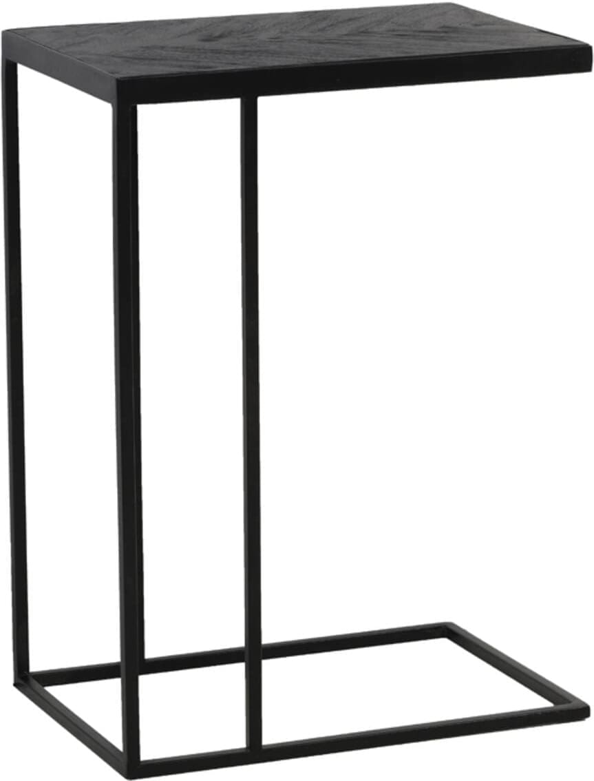Bijzettafel Chisa - Hout Zwart-zwart Light & Living Bijzettafel 6745212