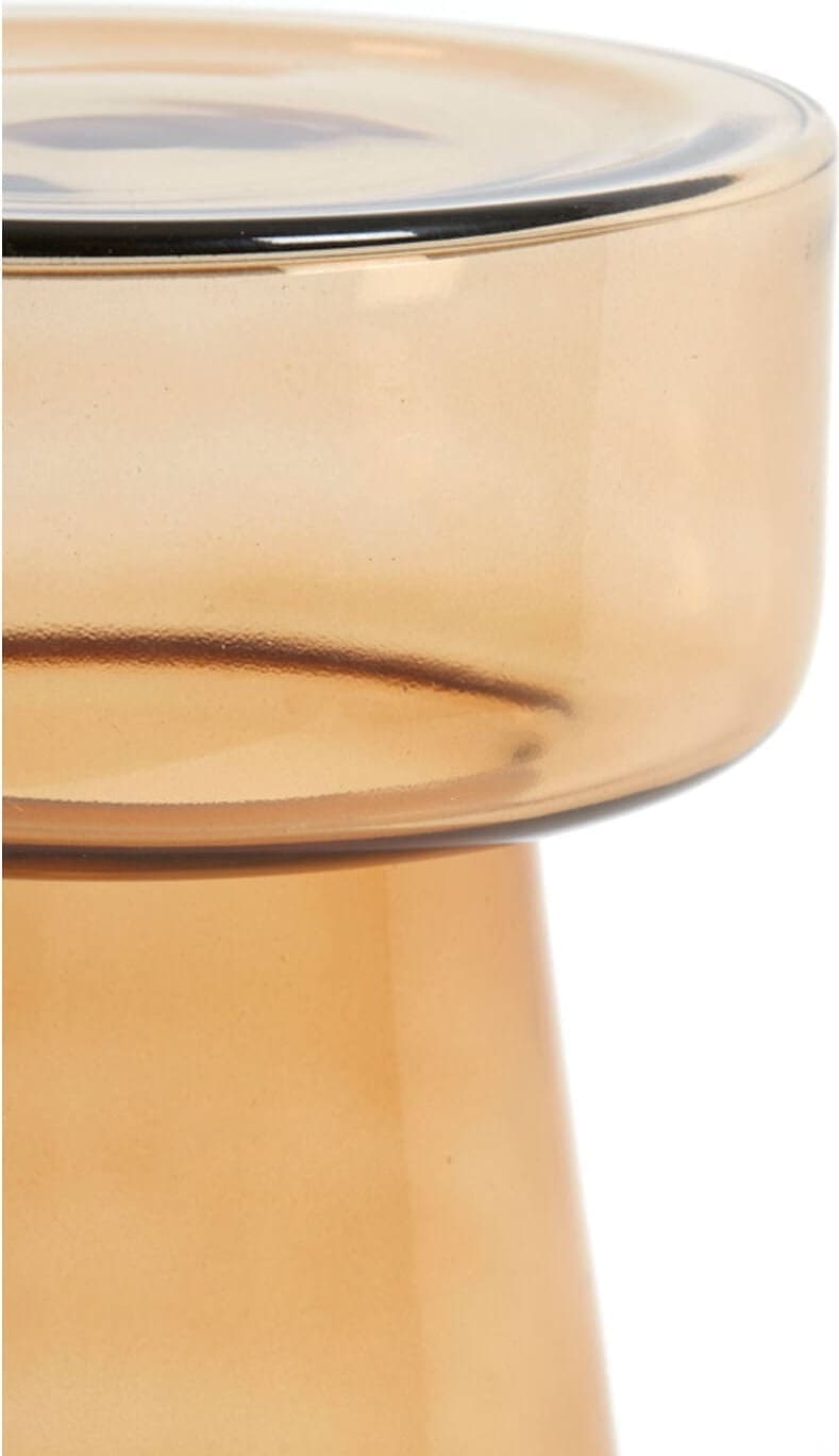 Bijzettafel Dakwa - Glas Okergeel Light & Living Bijzettafel 6779160