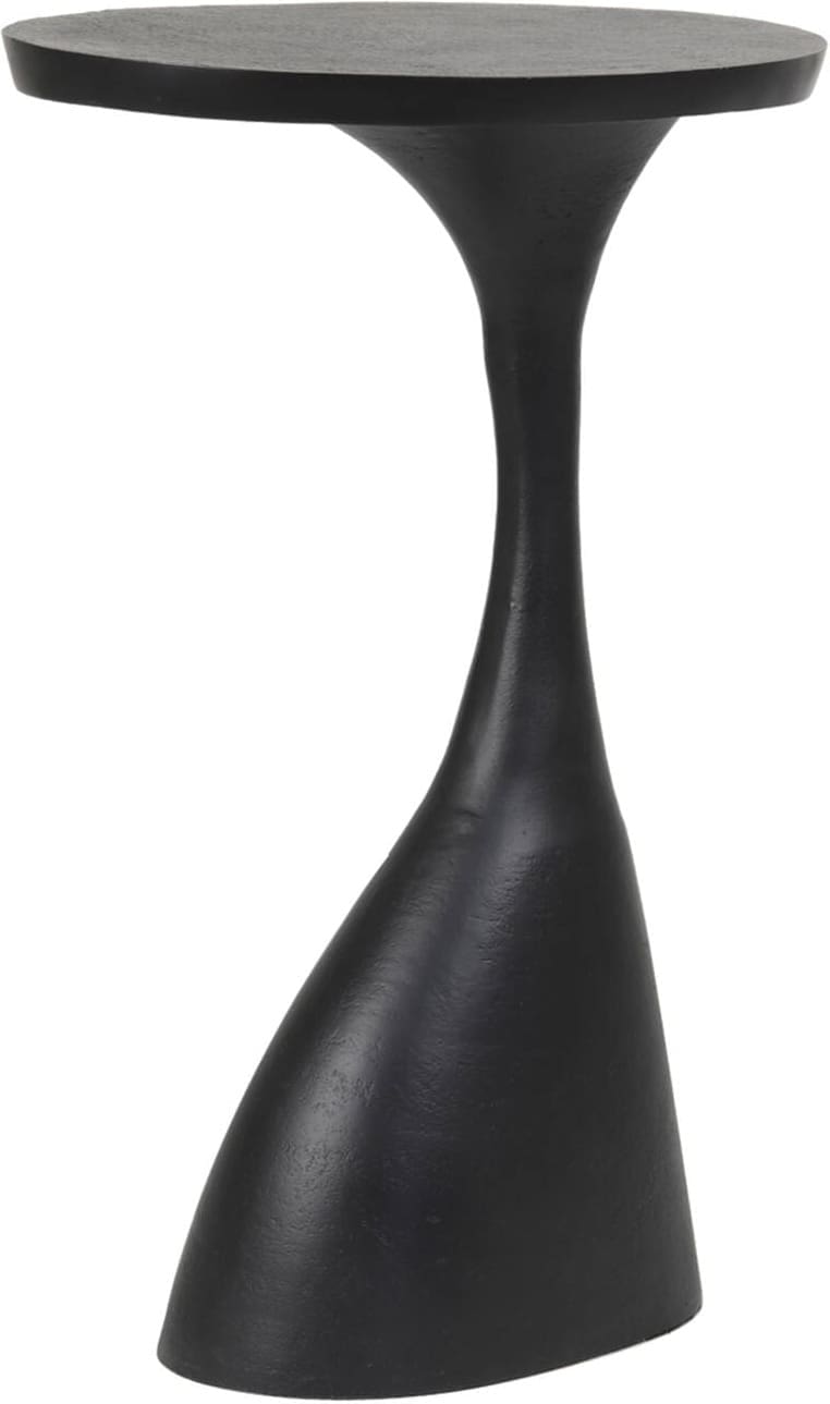 Bijzettafel Macau - Mat Zwart Light & Living Bijzettafel 6761312
