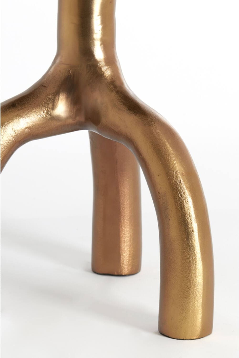 Bijzettafel Mello - Glans Bruin Brons+glas Taupe Light & Living Bijzettafel 6798861
