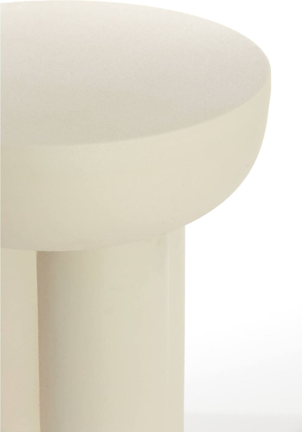 Bijzettafel Mikola - Mat Crème Light & Living Bijzettafel 6797443