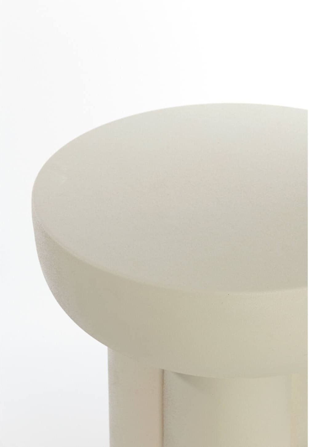 Bijzettafel Mikola - Mat Crème Light & Living Bijzettafel 6797443