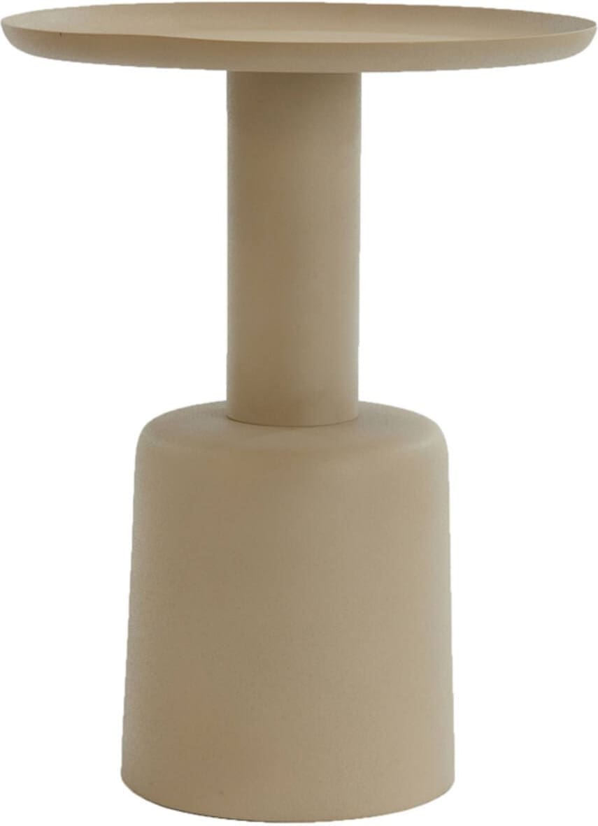 Bijzettafel Milaki - Beige Light & Living Bijzettafel 6777682