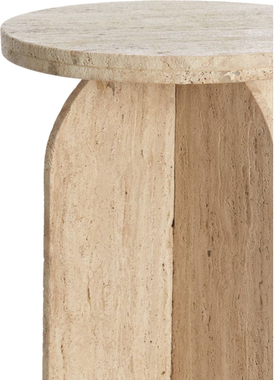 Bijzettafel Otinia - Travertin Zand Light & Living Bijzettafel 6793113