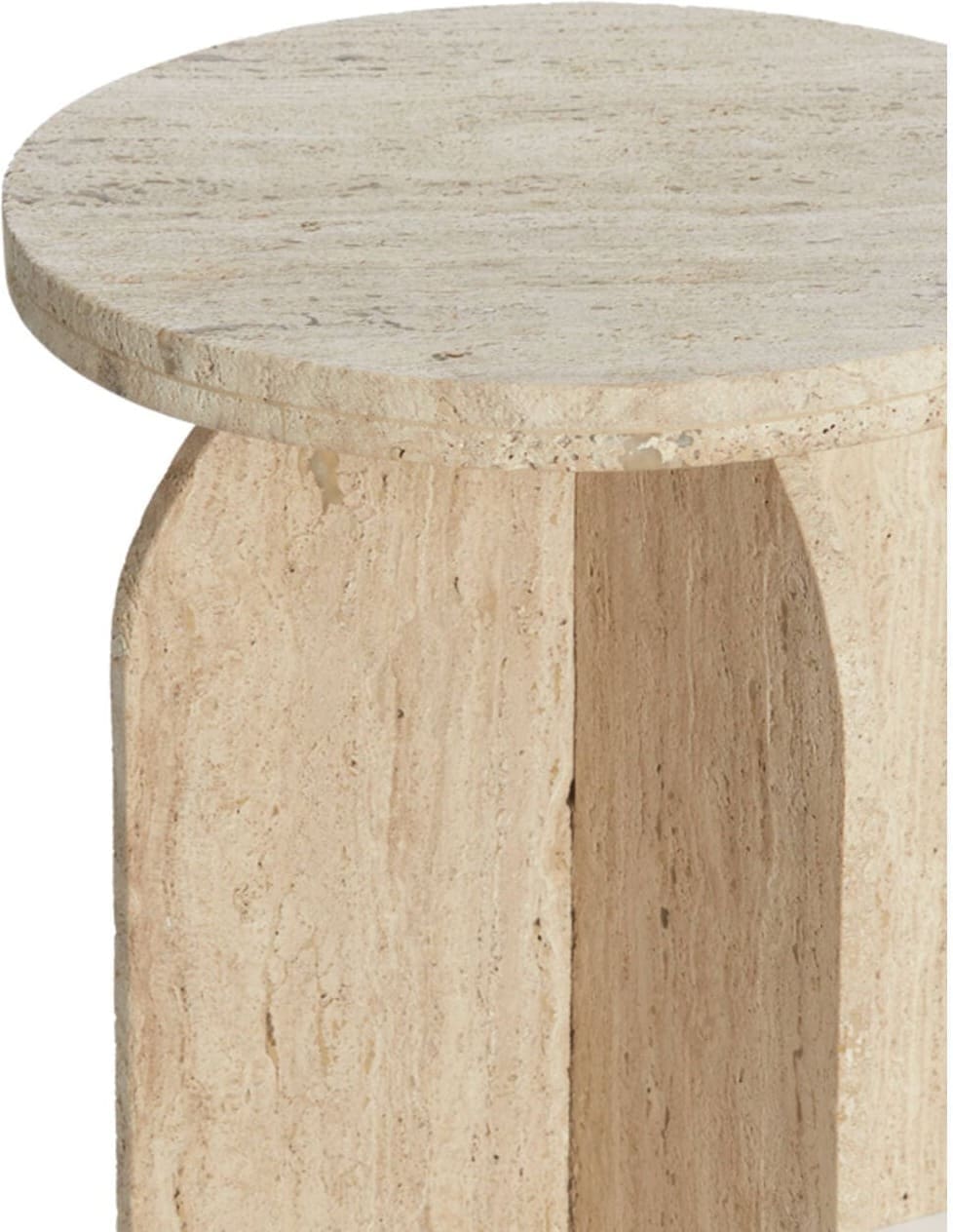 Bijzettafel Otinia - Travertin Zand Light & Living Bijzettafel 6793213