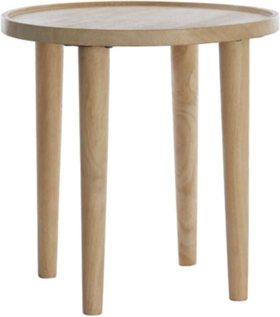 Bijzettafel Qiano - Mango Hout Naturel Light & Living Bijzettafel 6797683