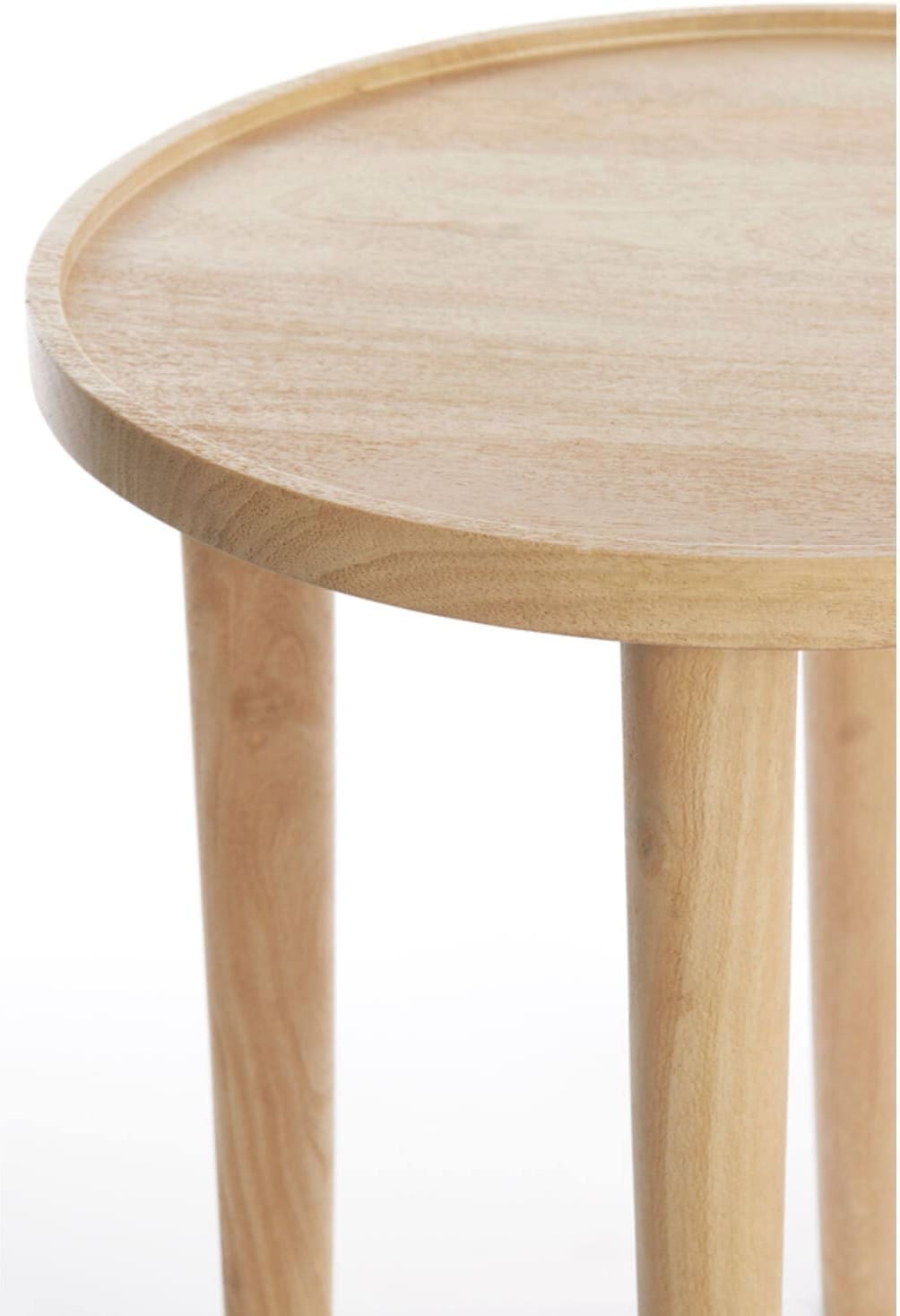 Bijzettafel Qiano - Mango Hout Naturel Light & Living Bijzettafel 6797683