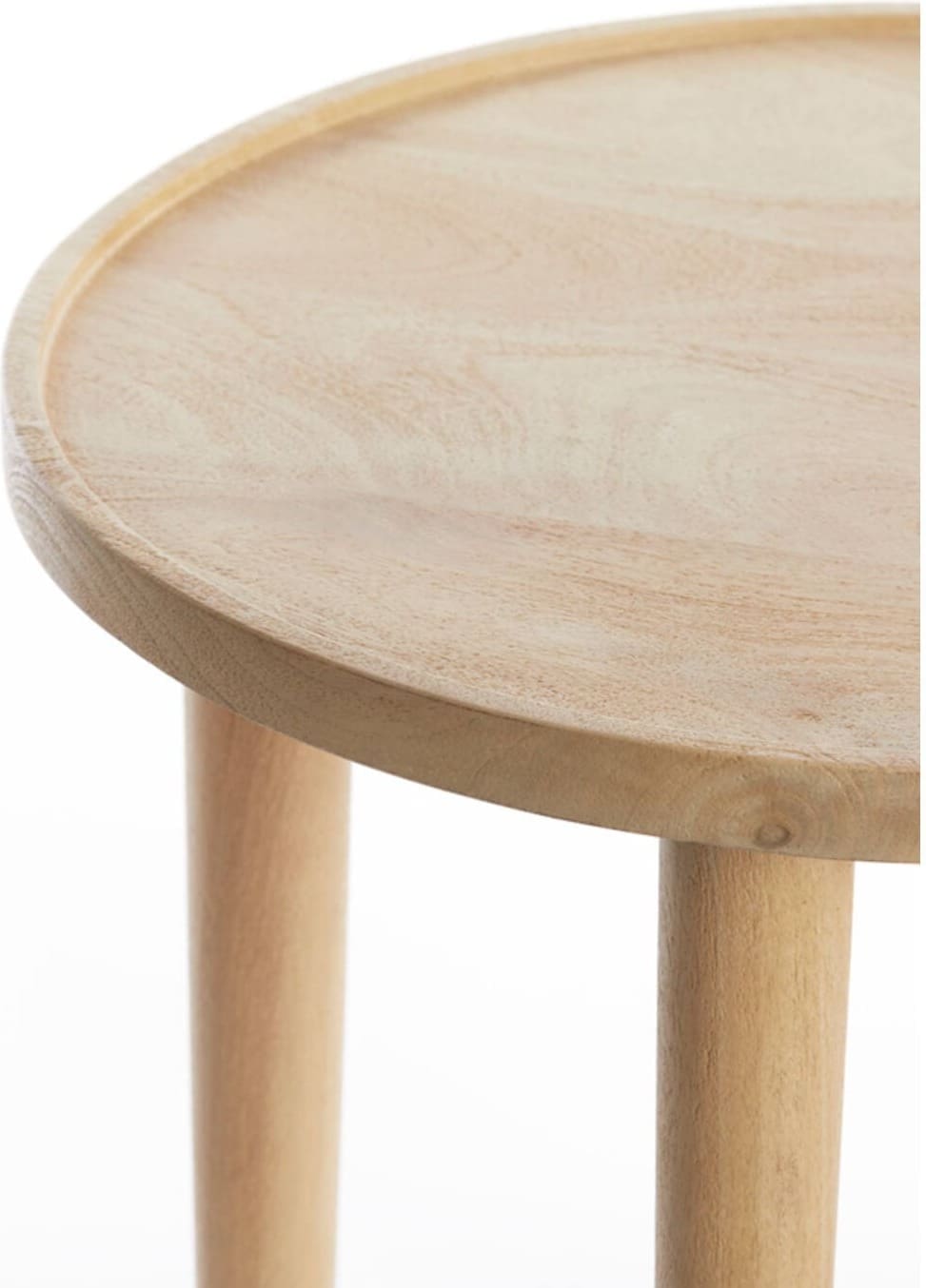Bijzettafel Qiano - Mango Hout Naturel Light & Living Bijzettafel 6797783
