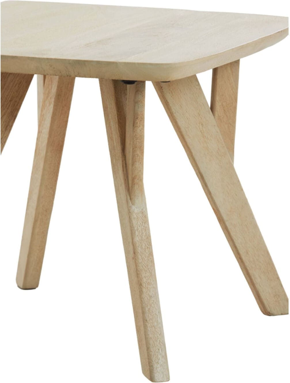 Bijzettafel Quenza - Mango Hout Naturel Light & Living Bijzettafel 6775983