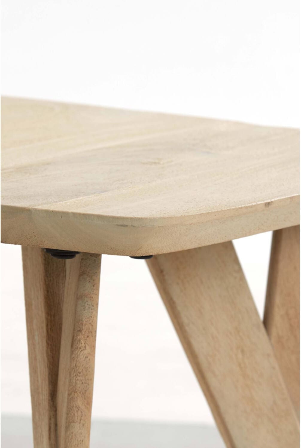 Bijzettafel Quenza - Mango Hout Naturel Light & Living Bijzettafel 6776083