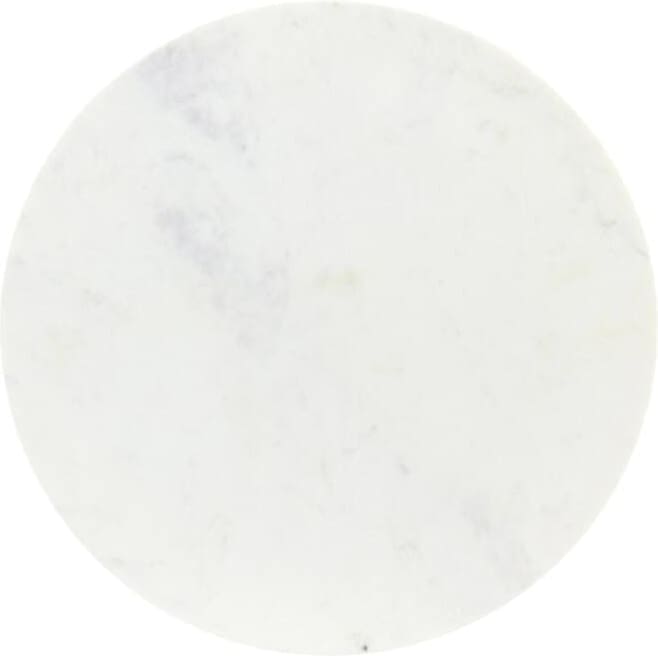 Bijzettafel Rickerd - Wit Marmer+antiek Brons Light & Living Bijzettafel 6765226