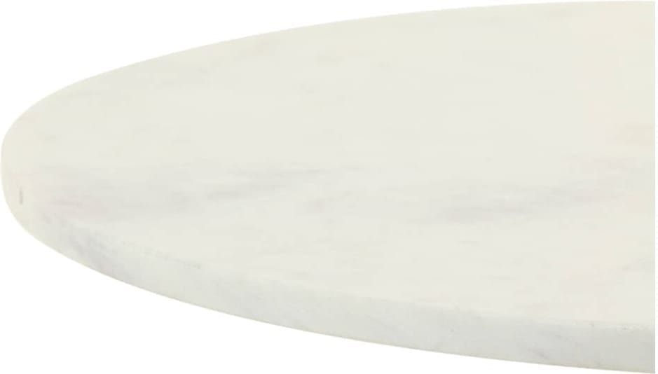 Bijzettafel Rickerd - Wit Marmer+antiek Brons Light & Living Bijzettafel 6765226