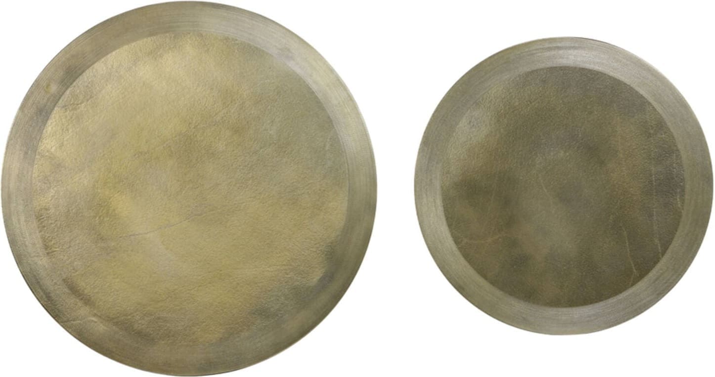 Bijzettafel Talca - Licht Goud Light & Living Bijzettafel 6706085