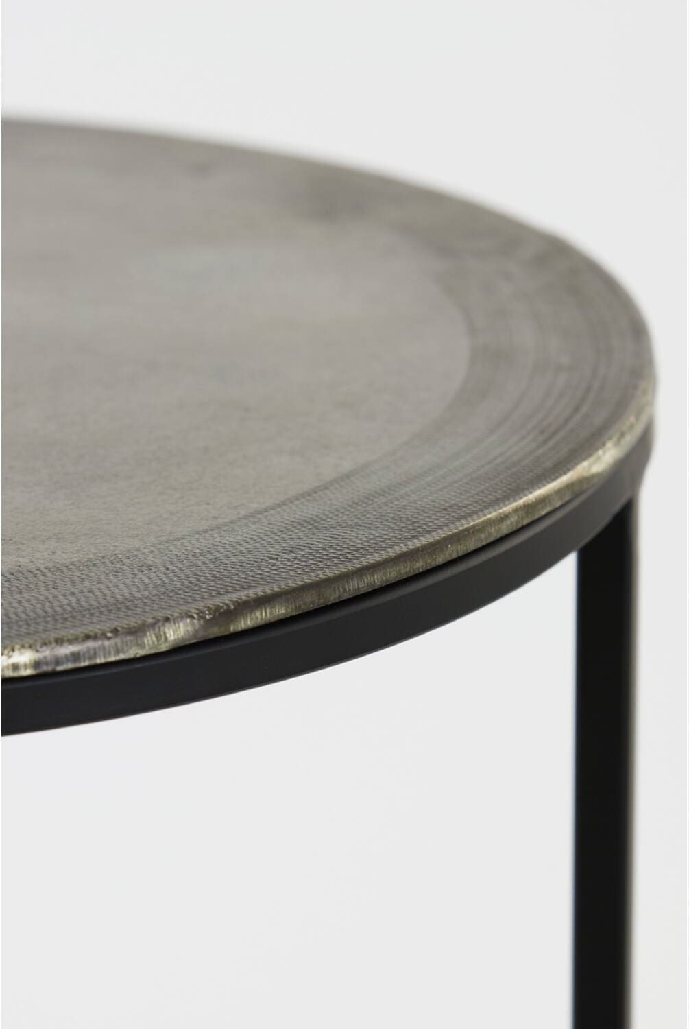 Bijzettafel Talca - Ruw Lood+ant. Lood Light & Living Bijzettafel 6706011