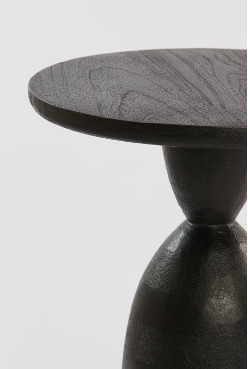 Bijzettafel Torir - Mango Hout Mat Zwart Light & Living Bijzettafel 6783812