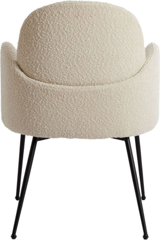Eetkamerstoel Chiba - Crème+zwart Light & Living Eetkamerstoel 6874743