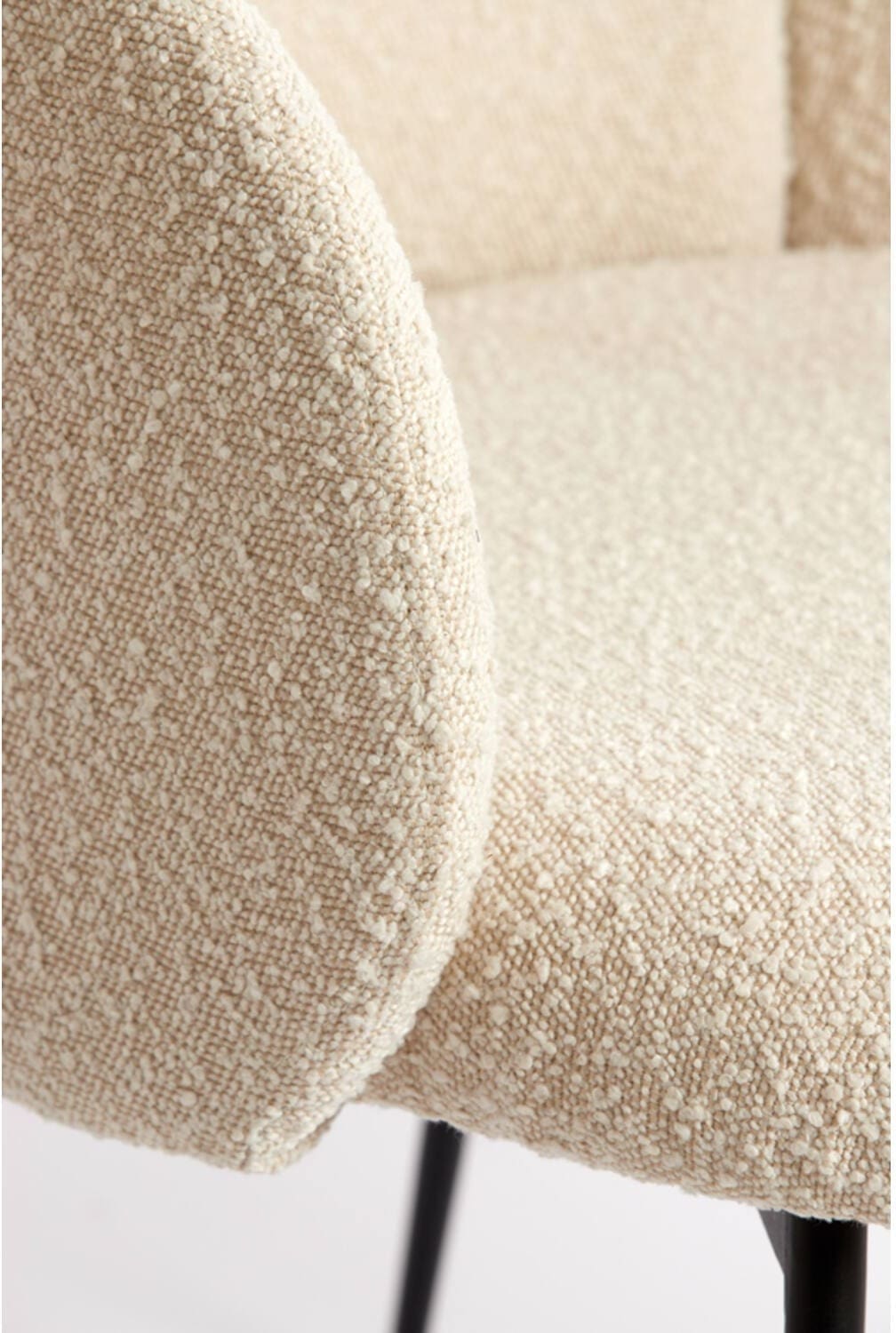 Eetkamerstoel Chiba - Crème+zwart Light & Living Eetkamerstoel 6874743
